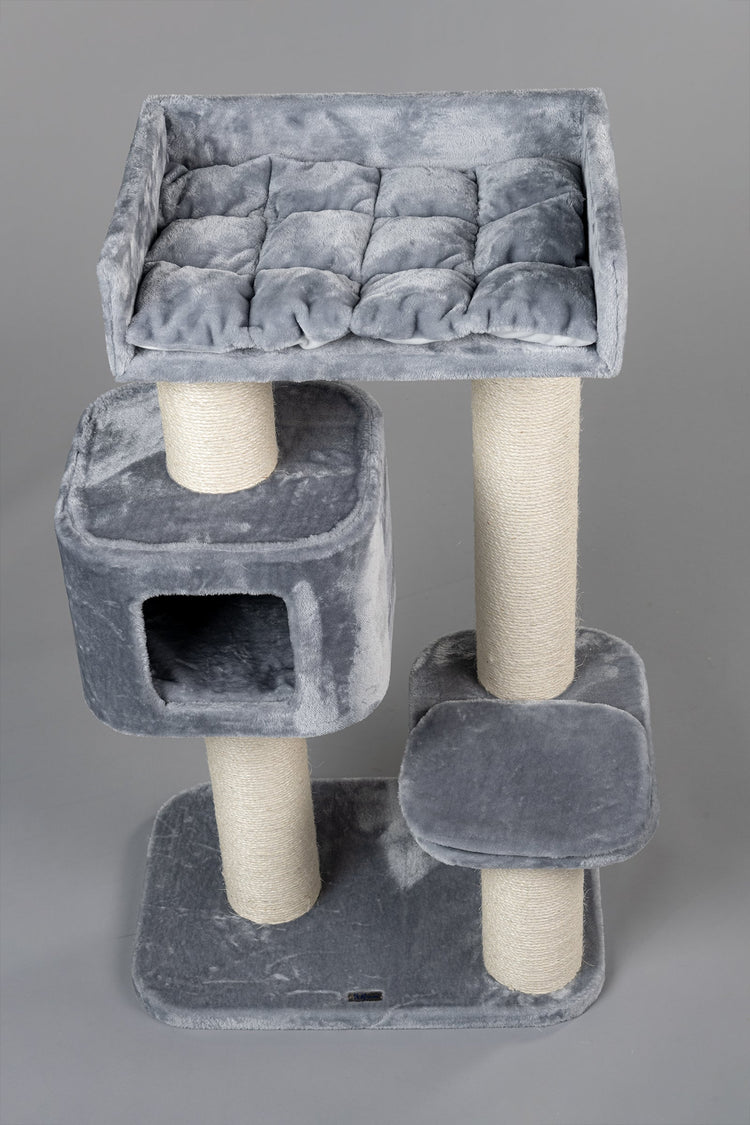 Cat Tree Devon Rex (Light Grey)