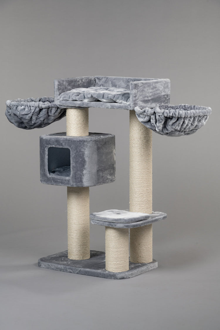 Cat Tree Devon Rex Plus (Light Grey)