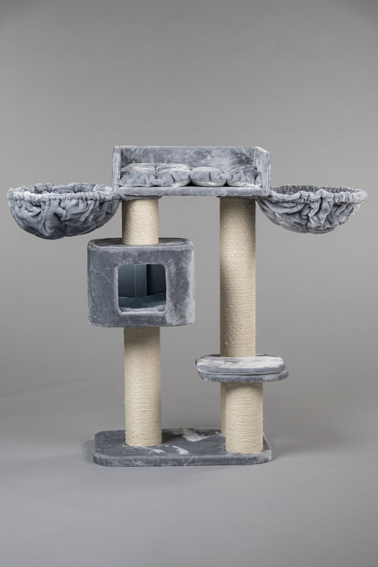 Cat Tree Devon Rex Plus (Light Grey)