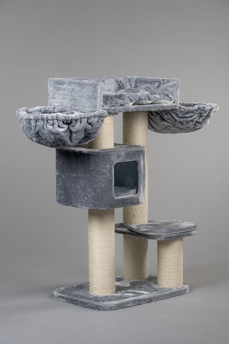 Cat Tree Devon Rex Plus (Light Grey)