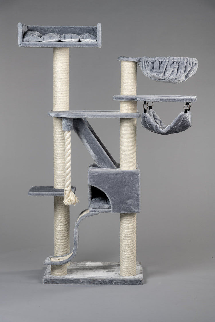 Cat Tree Kilimandjaro de Luxe Crown (Light Grey)