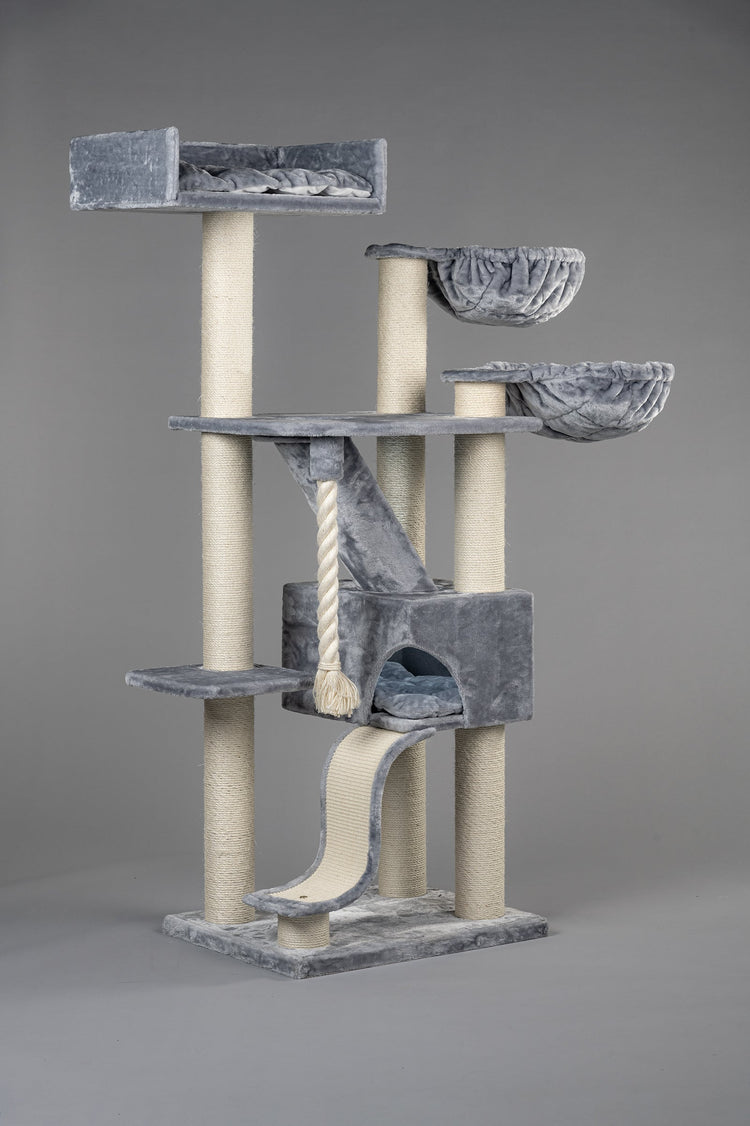 Cat Tree Kilimandjaro de Luxe Plus (Light Grey)