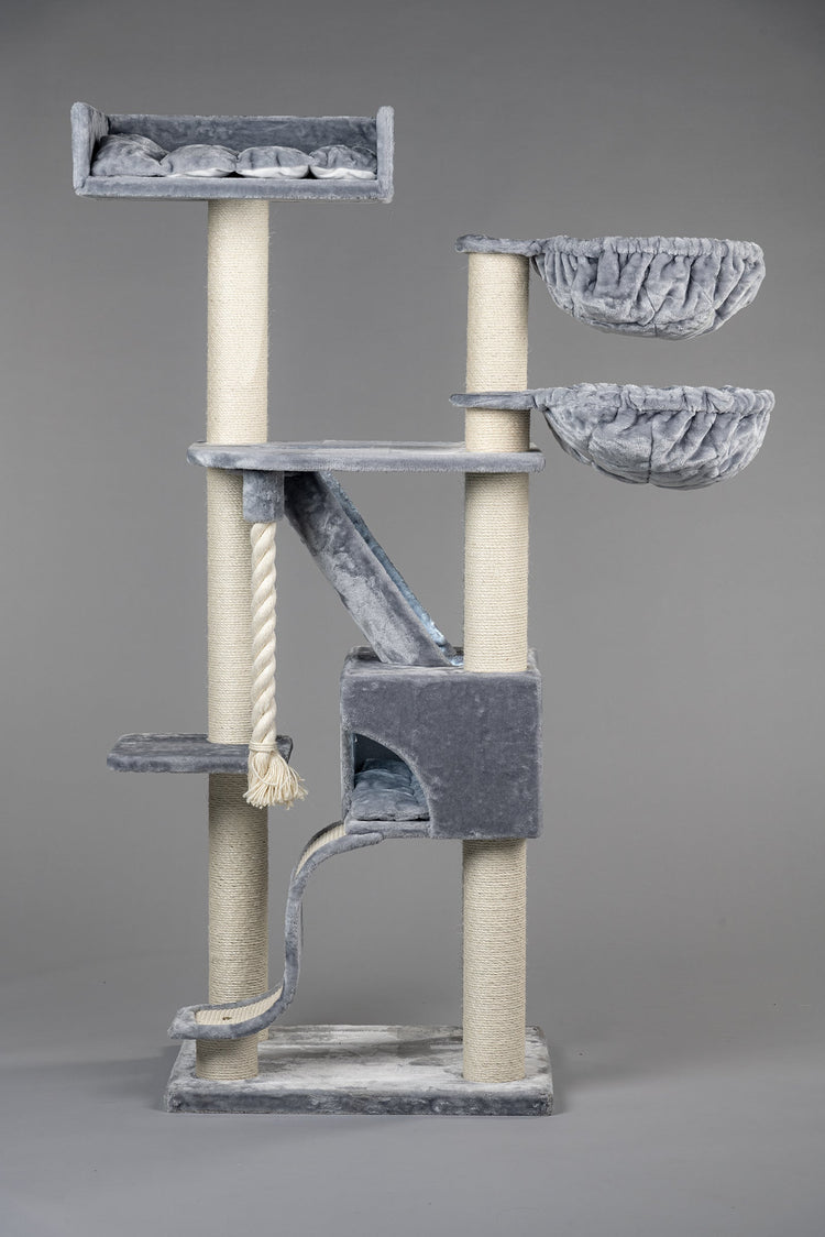 Cat Tree Kilimandjaro de Luxe Plus (Light Grey)