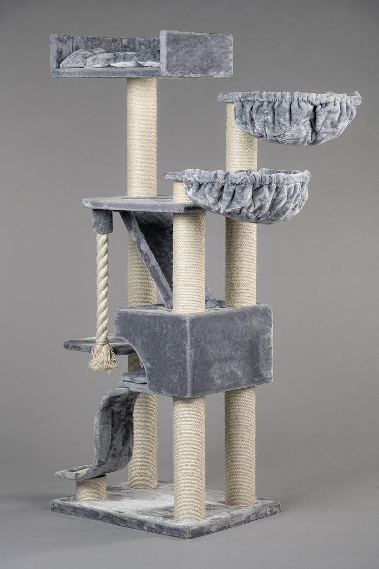 Cat Tree Kilimandjaro de Luxe Plus (Light Grey)