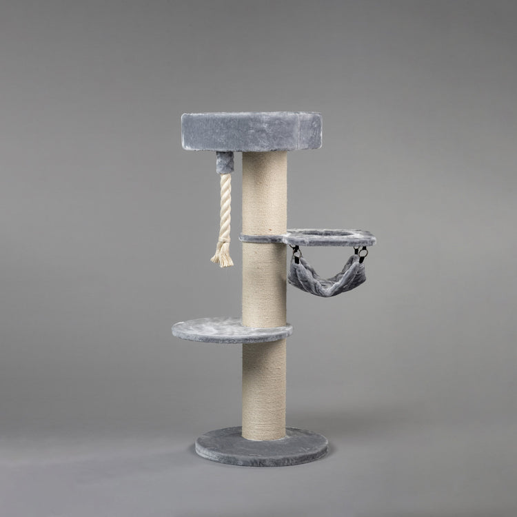 Cat Tree Maine Coon Sleeper Crown (Light Grey)