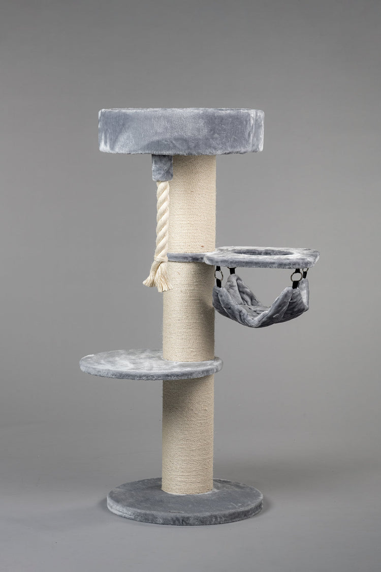 Cat Tree Maine Coon Sleeper Crown (Light Grey)