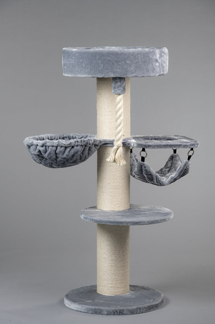 Cat Tree Maine Coon Sleeper Crown Plus (Light Grey)