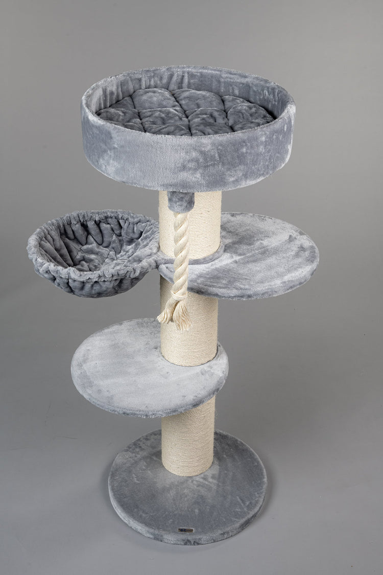 Cat Tree Maine Coon Sleeper Plus (Light Grey)