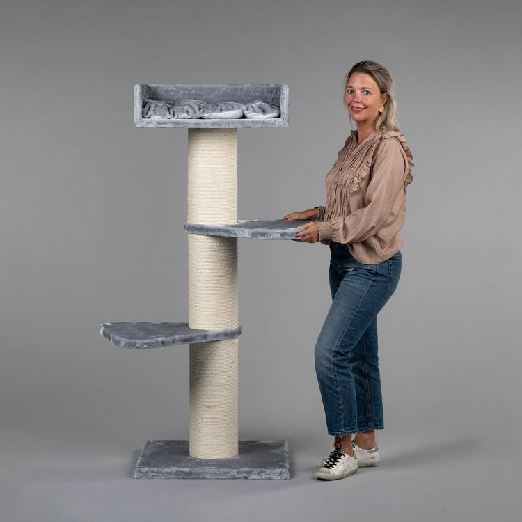 Cat Tree Royalty (Light Grey)