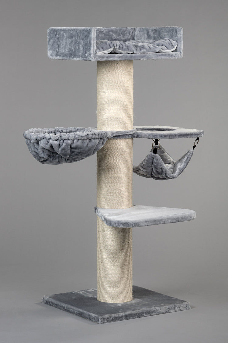 Cat Tree Royalty Crown Plus (Light Grey)