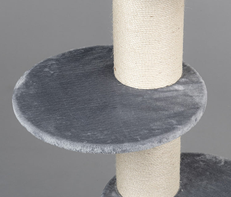 Large, Light Grey Lying Area Sleeper Round (for 12, 15 or 20 cm poles)