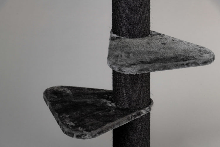 Large, Dark Grey Lying Area Step Triangular For Royalty (for 12, 15 or 20 cm poles)