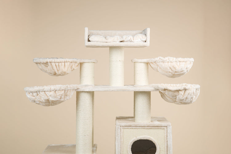 Cat Tree Cat Paradise Plus (Cream)