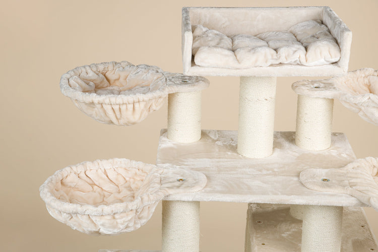 Cat Tree Cat Paradise Plus (Cream)