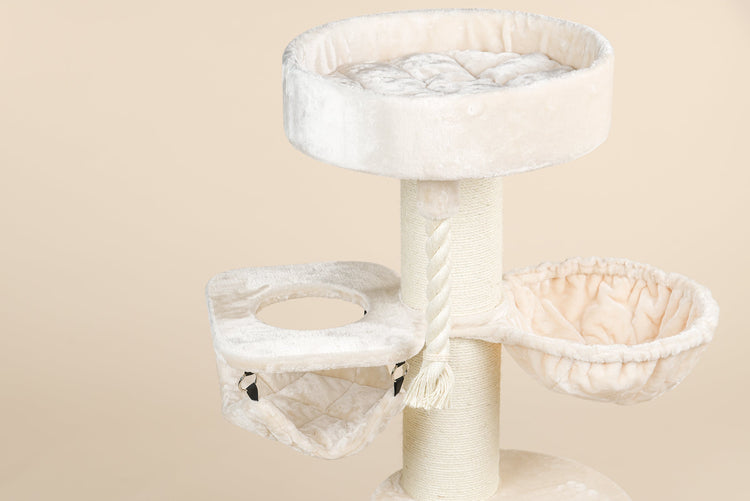 Cat Tree Maine Coon Sleeper Crown Plus (Cream)