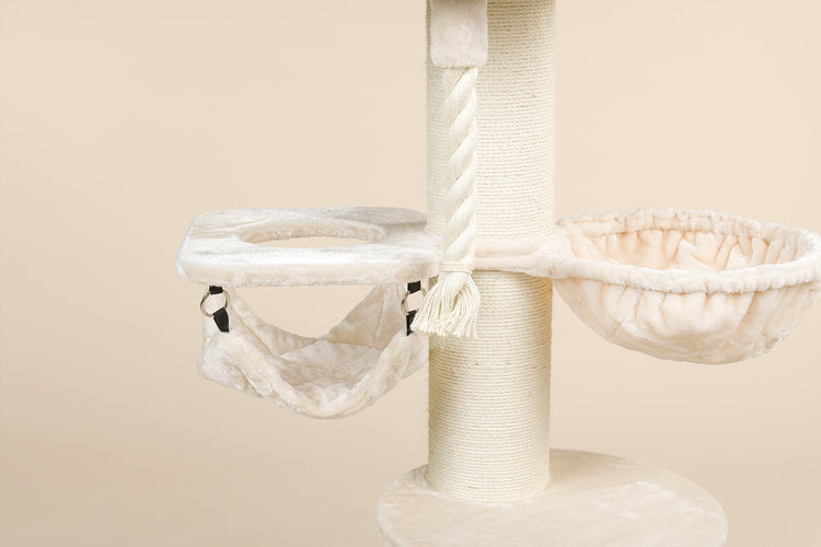 Cat Tree Maine Coon Sleeper Crown Plus (Cream)