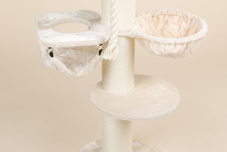Cat Tree Maine Coon Sleeper Crown Plus (Cream)