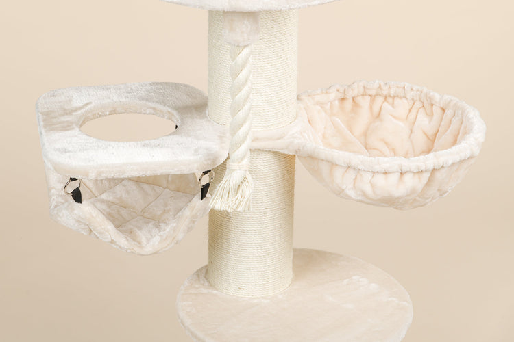 Cat Tree Maine Coon Sleeper Crown Plus (Cream)