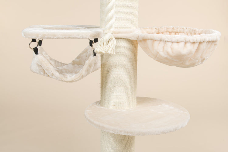 Cat Tree Maine Coon Sleeper Crown Plus (Cream)