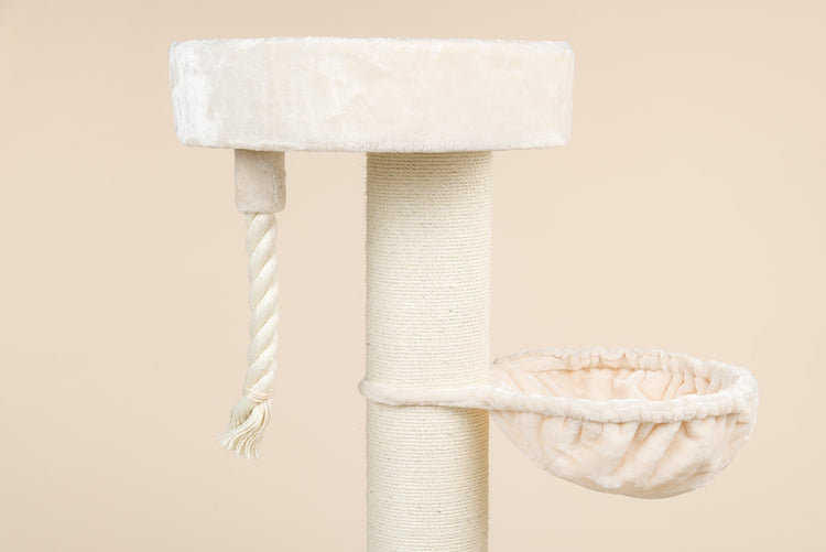 Cat Tree Maine Coon Sleeper de Luxe (Cream)