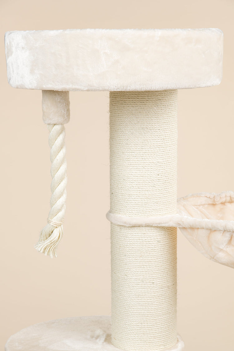 Cat Tree Maine Coon Sleeper de Luxe (Cream)