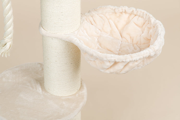Cat Tree Maine Coon Sleeper de Luxe (Cream)
