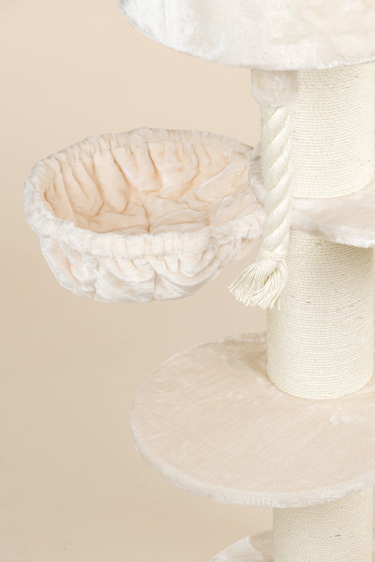 Cat Tree Maine Coon Sleeper Plus (Cream)