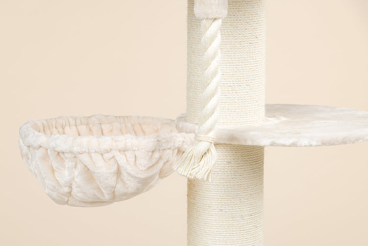 Cat Tree Maine Coon Sleeper Plus (Cream)