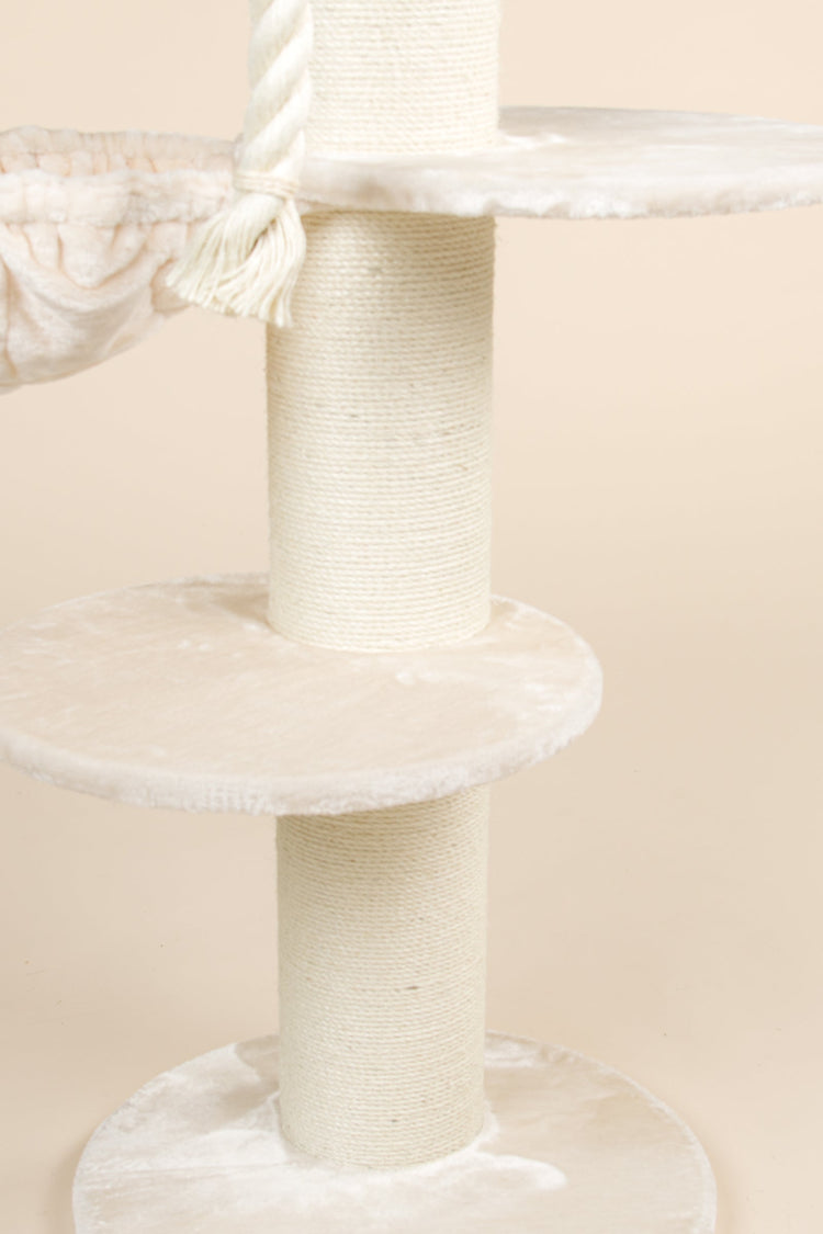 Cat Tree Maine Coon Sleeper Plus (Cream)