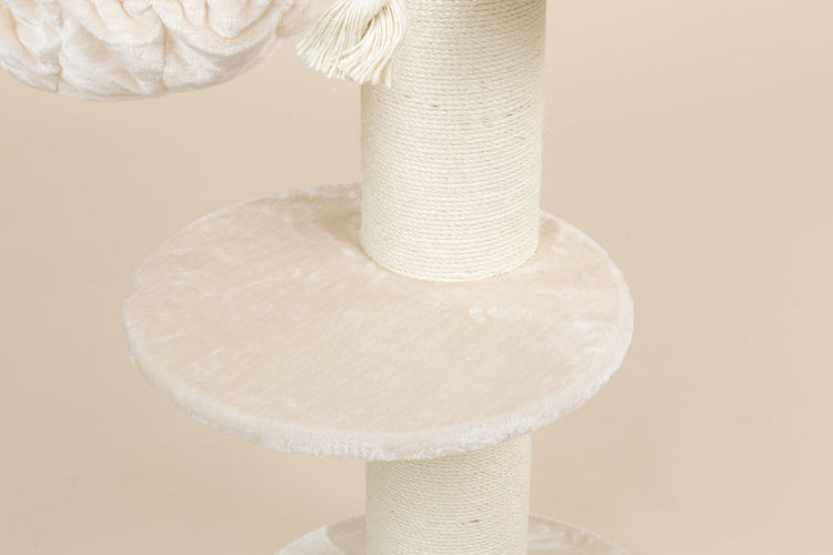 Cat Tree Maine Coon Sleeper Plus (Cream)