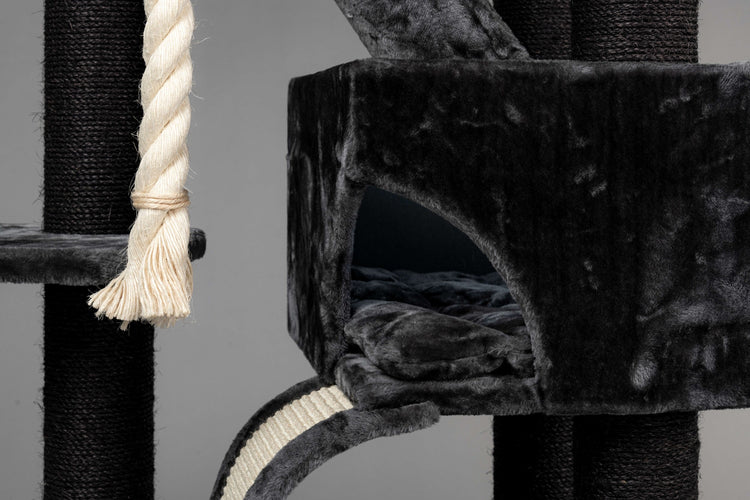 Cat Tree Kilimandjaro de Luxe Blackline (Dark Grey)