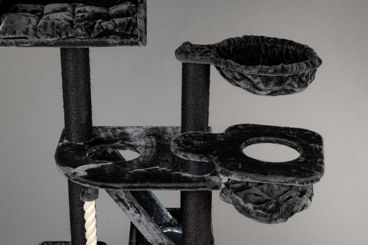 Cat Tree Kilimandjaro de Luxe Blackline Crown (Dark Grey)