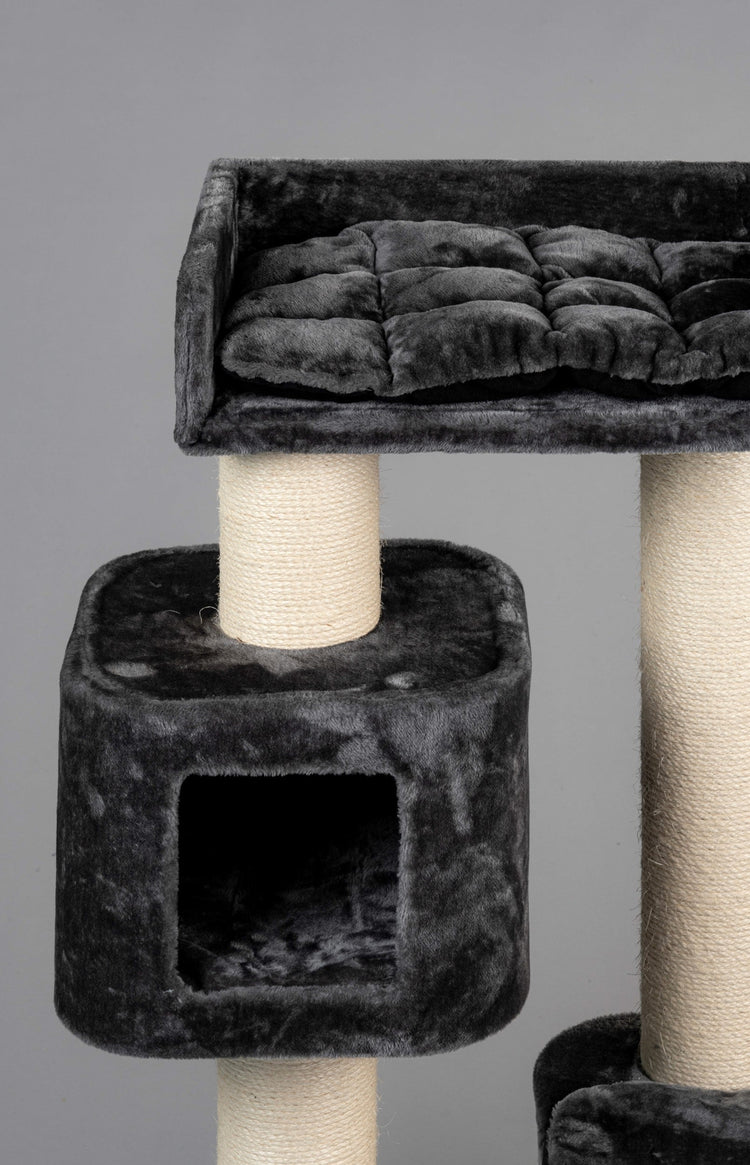 Cat Tree Devon Rex (Dark Grey)