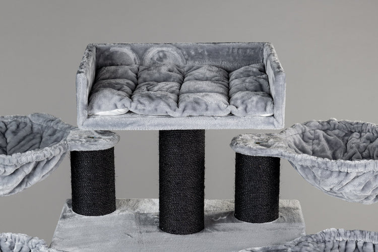 Cat Tree Cat Paradise Blackline Plus (Light Grey)