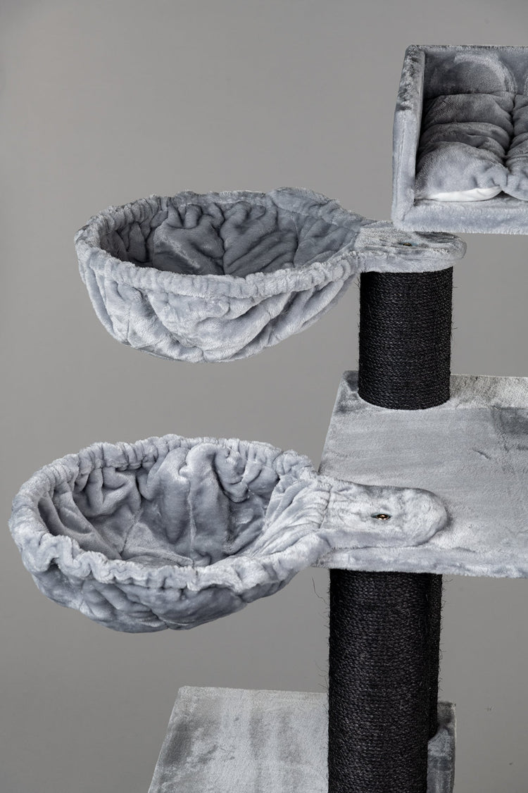 Cat Tree Cat Paradise Blackline Plus (Light Grey)