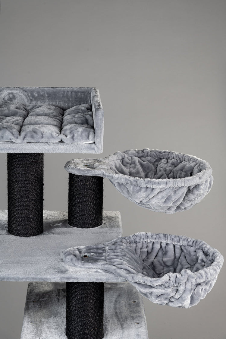 Cat Tree Cat Paradise Blackline Plus (Light Grey)