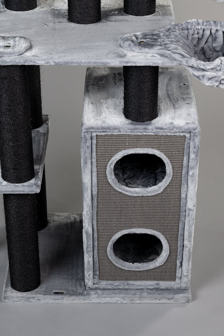 Cat Tree Cat Paradise Blackline Plus (Light Grey)
