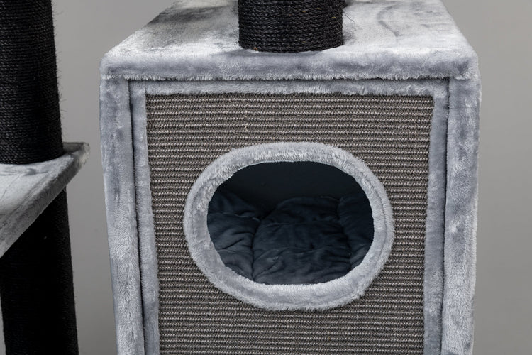 Cat Tree Cat Paradise Blackline Plus (Light Grey)