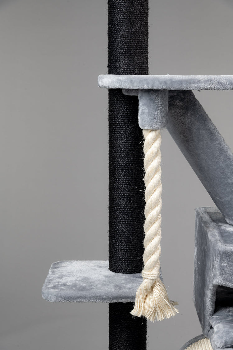 Cat Tree Kilimandjaro de Luxe Blackline (Light Grey)