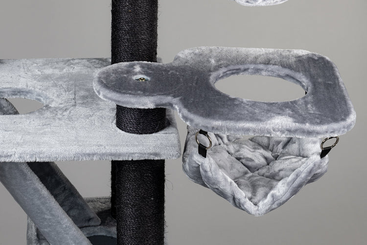 Cat Tree Kilimandjaro de Luxe Blackline Crown (Light Grey)