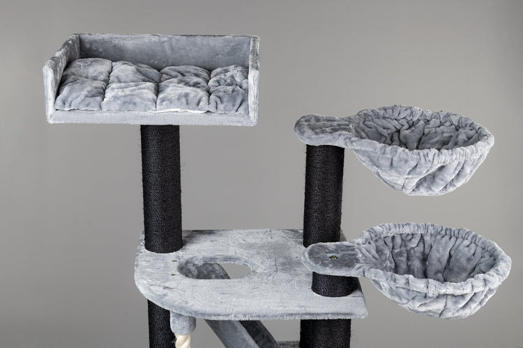 Cat Tree Kilimandjaro de Luxe Blackline Plus (Light Grey)