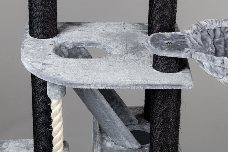 Cat Tree Kilimandjaro de Luxe Blackline Plus (Light Grey)