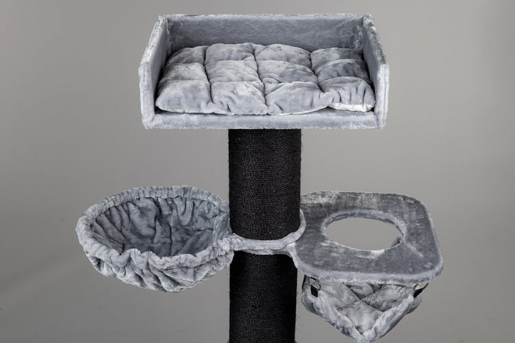 Cat Tree Royalty Blackline Crown Plus (Light Grey)