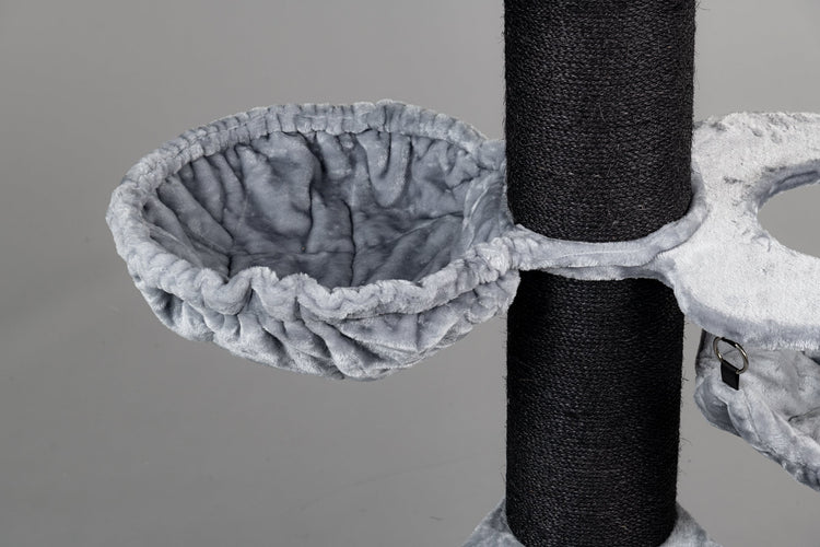 Cat Tree Royalty Blackline Crown Plus (Light Grey)