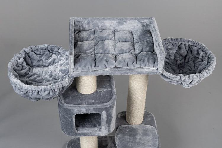 Cat Tree Devon Rex Plus (Light Grey)