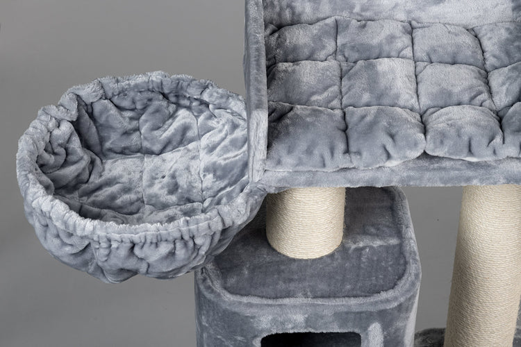 Cat Tree Devon Rex Plus (Light Grey)