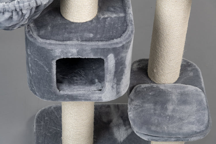 Cat Tree Devon Rex Plus (Light Grey)