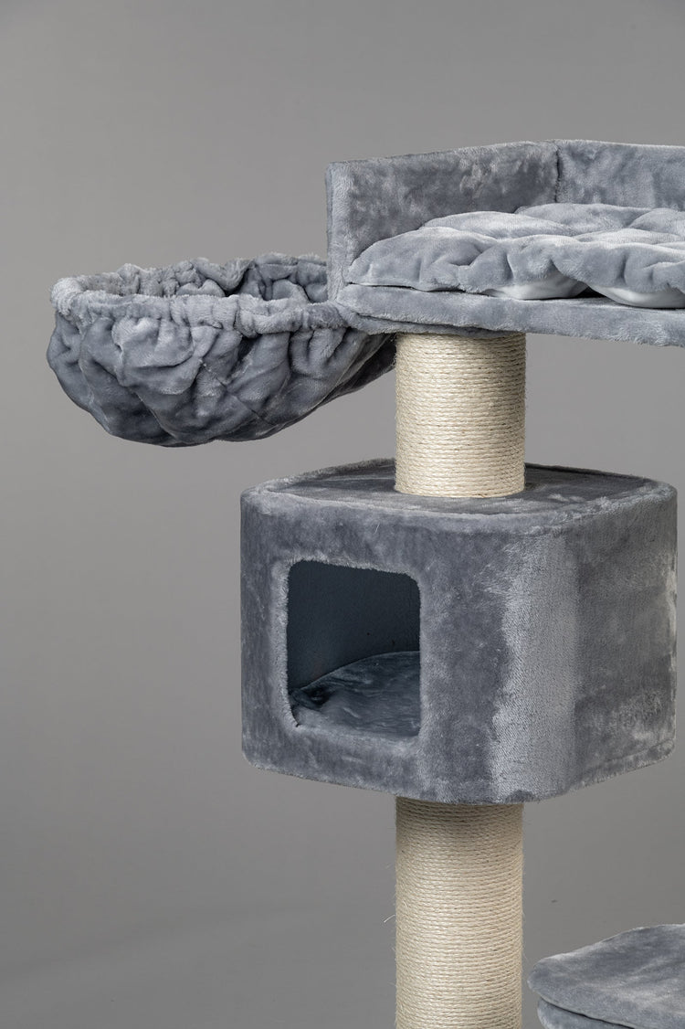 Cat Tree Devon Rex Plus (Light Grey)