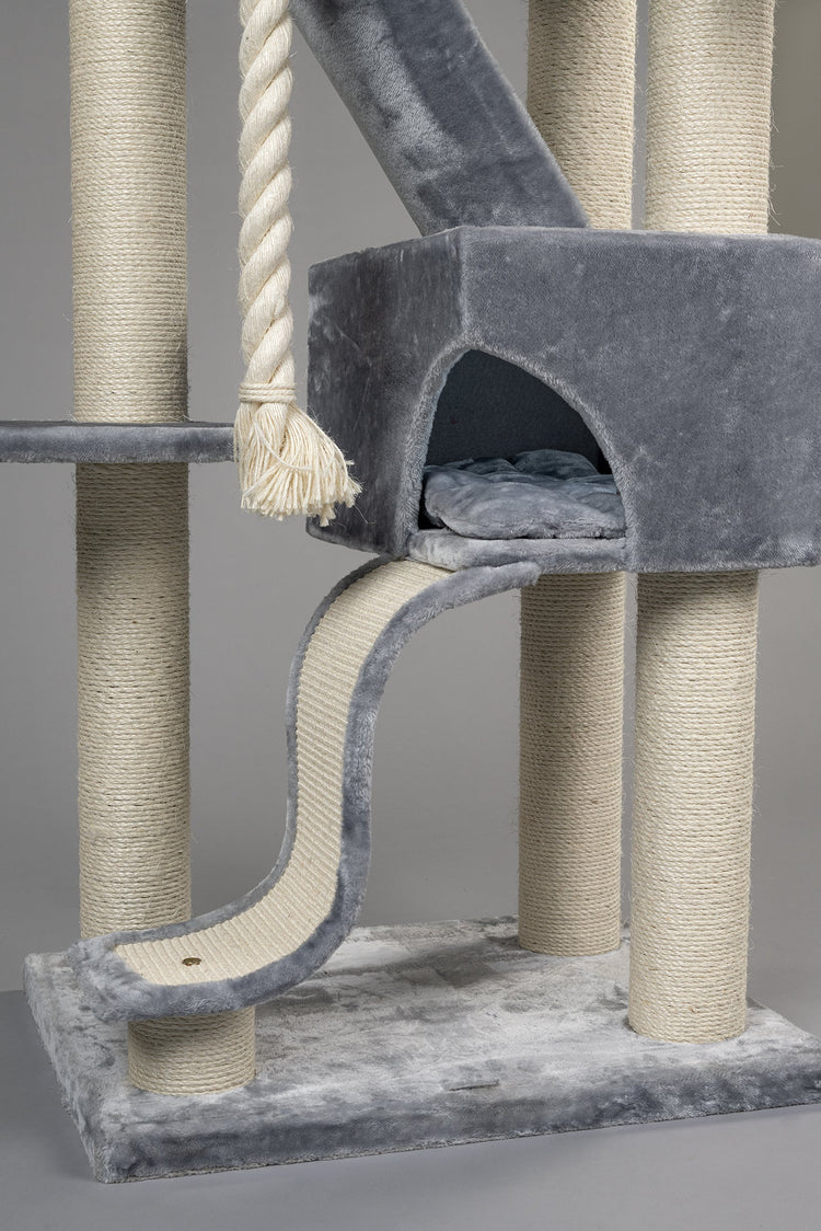 Cat Tree Kilimandjaro de Luxe Crown (Light Grey)