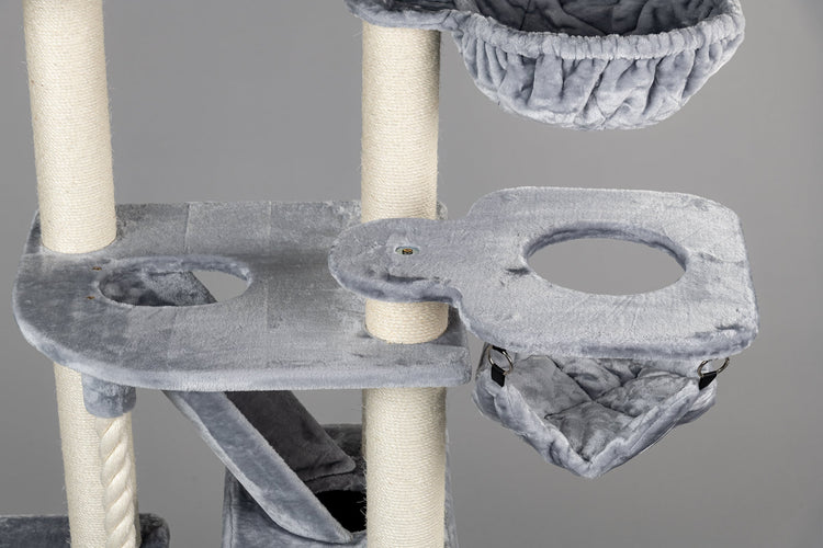 Cat Tree Kilimandjaro de Luxe Crown (Light Grey)
